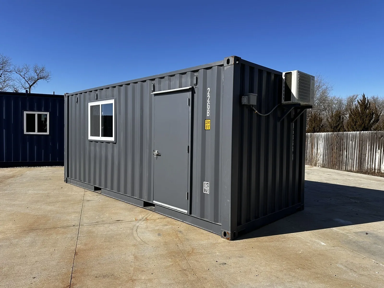 20-ft-20-Slate-Gray-Shiplap-120V-Shipping-Container-Office-Minisplit1.webp