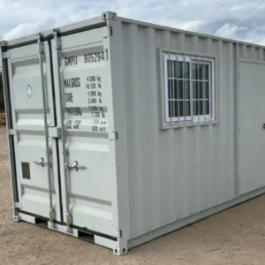 9ft Container Office complete with window and side door