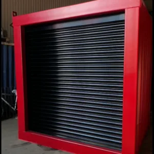 6ft Bespoke Roller Shuttered Shipping Container | Secure  Motorized Coiling Door